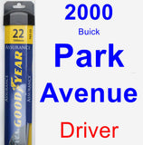 Driver Wiper Blade for 2000 Buick Park Avenue - Assurance