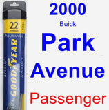 Passenger Wiper Blade for 2000 Buick Park Avenue - Assurance