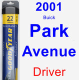 Driver Wiper Blade for 2001 Buick Park Avenue - Assurance