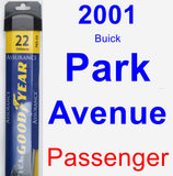 Passenger Wiper Blade for 2001 Buick Park Avenue - Assurance