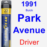 Driver Wiper Blade for 1991 Buick Park Avenue - Assurance