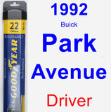 Driver Wiper Blade for 1992 Buick Park Avenue - Assurance