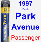 Passenger Wiper Blade for 1997 Buick Park Avenue - Assurance