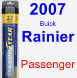 Passenger Wiper Blade for 2007 Buick Rainier - Assurance
