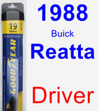 Driver Wiper Blade for 1988 Buick Reatta - Assurance