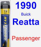 Passenger Wiper Blade for 1990 Buick Reatta - Assurance