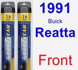 Front Wiper Blade Pack for 1991 Buick Reatta - Assurance