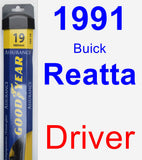 Driver Wiper Blade for 1991 Buick Reatta - Assurance