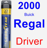 Driver Wiper Blade for 2000 Buick Regal - Assurance