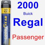 Passenger Wiper Blade for 2000 Buick Regal - Assurance