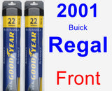 Front Wiper Blade Pack for 2001 Buick Regal - Assurance