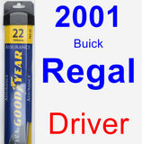 Driver Wiper Blade for 2001 Buick Regal - Assurance