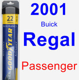 Passenger Wiper Blade for 2001 Buick Regal - Assurance