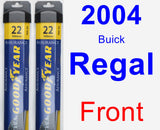 Front Wiper Blade Pack for 2004 Buick Regal - Assurance