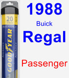 Passenger Wiper Blade for 1988 Buick Regal - Assurance
