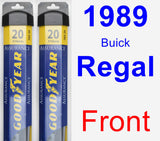Front Wiper Blade Pack for 1989 Buick Regal - Assurance