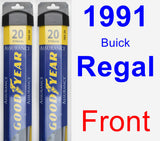 Front Wiper Blade Pack for 1991 Buick Regal - Assurance
