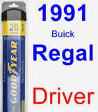 Driver Wiper Blade for 1991 Buick Regal - Assurance