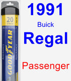 Passenger Wiper Blade for 1991 Buick Regal - Assurance