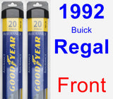 Front Wiper Blade Pack for 1992 Buick Regal - Assurance