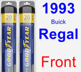 Front Wiper Blade Pack for 1993 Buick Regal - Assurance