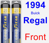Front Wiper Blade Pack for 1994 Buick Regal - Assurance