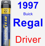 Driver Wiper Blade for 1997 Buick Regal - Assurance