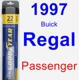 Passenger Wiper Blade for 1997 Buick Regal - Assurance