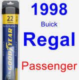 Passenger Wiper Blade for 1998 Buick Regal - Assurance