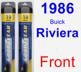 Front Wiper Blade Pack for 1986 Buick Riviera - Assurance