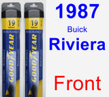 Front Wiper Blade Pack for 1987 Buick Riviera - Assurance