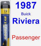 Passenger Wiper Blade for 1987 Buick Riviera - Assurance