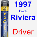 Driver Wiper Blade for 1997 Buick Riviera - Assurance