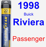 Passenger Wiper Blade for 1998 Buick Riviera - Assurance