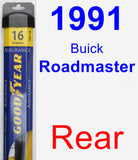 Rear Wiper Blade for 1991 Buick Roadmaster - Assurance