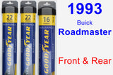 Front & Rear Wiper Blade Pack for 1993 Buick Roadmaster - Assurance