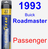 Passenger Wiper Blade for 1993 Buick Roadmaster - Assurance