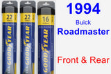 Front & Rear Wiper Blade Pack for 1994 Buick Roadmaster - Assurance