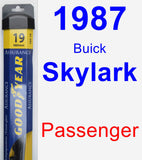 Passenger Wiper Blade for 1987 Buick Skylark - Assurance