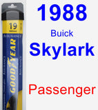 Passenger Wiper Blade for 1988 Buick Skylark - Assurance