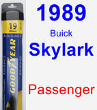 Passenger Wiper Blade for 1989 Buick Skylark - Assurance
