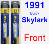 Front Wiper Blade Pack for 1991 Buick Skylark - Assurance
