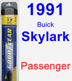 Passenger Wiper Blade for 1991 Buick Skylark - Assurance
