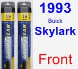 Front Wiper Blade Pack for 1993 Buick Skylark - Assurance