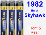 Front & Rear Wiper Blade Pack for 1982 Buick Skyhawk - Assurance