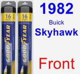 Front Wiper Blade Pack for 1982 Buick Skyhawk - Assurance