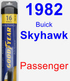 Passenger Wiper Blade for 1982 Buick Skyhawk - Assurance
