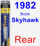 Rear Wiper Blade for 1982 Buick Skyhawk - Assurance