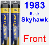Front Wiper Blade Pack for 1983 Buick Skyhawk - Assurance