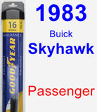 Passenger Wiper Blade for 1983 Buick Skyhawk - Assurance